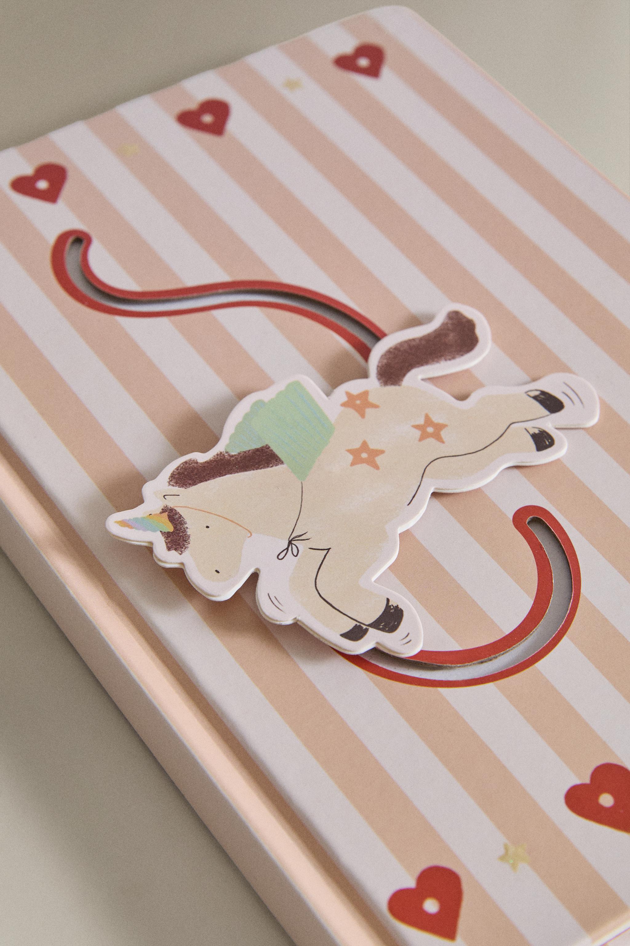 UNICORN A5 KIDS’ NOTEBOOK — Pink