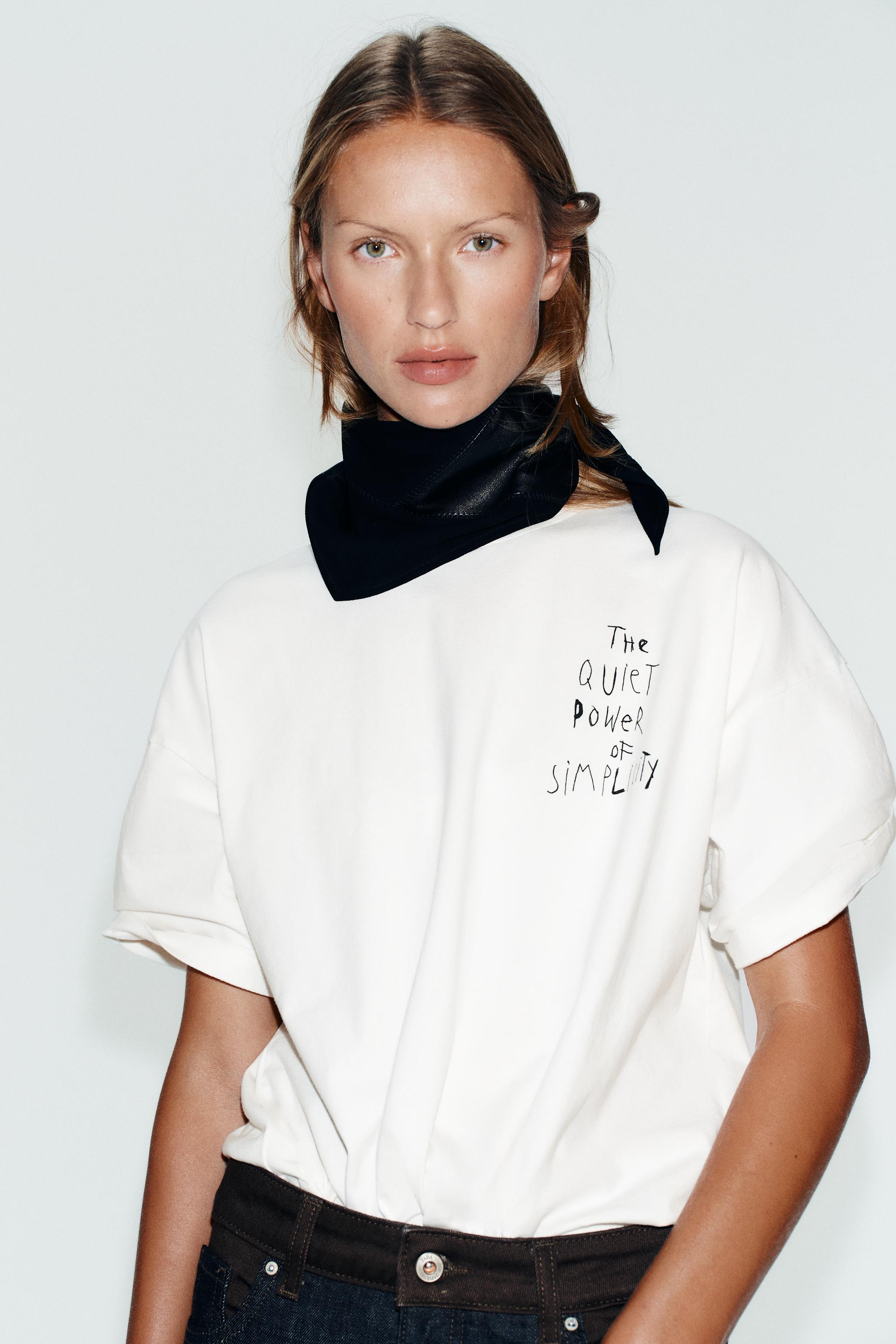 TEXT SHORT SLEEVE T-SHIRT