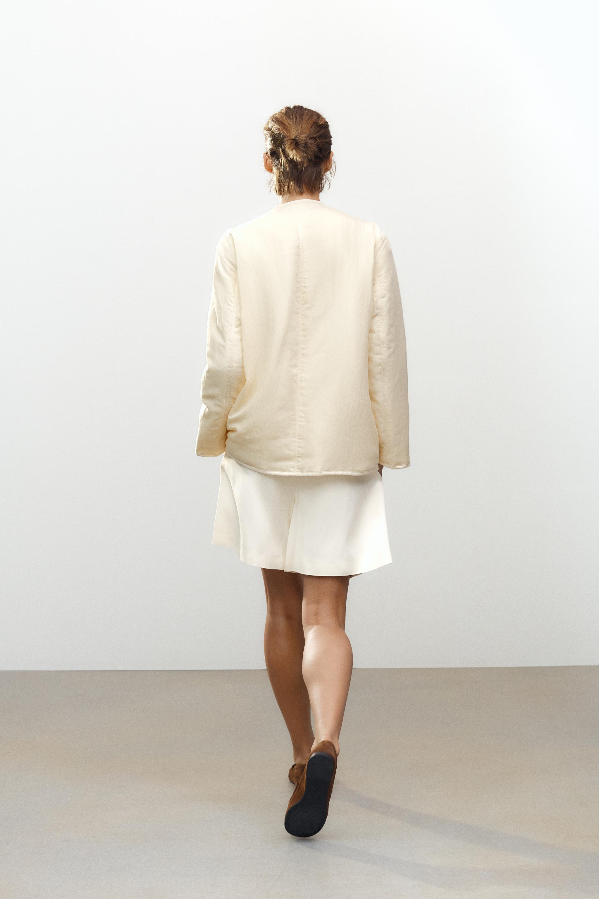 ZARA ZWコレクション パフジャケット 3581/045 PADDED JACKET ZW COLLECTION - Ecru | ZARA United States