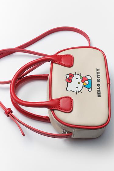 HELLO KITTY © SANRIO MINI BOWLING CROSSBODY BAG - Red by Zara