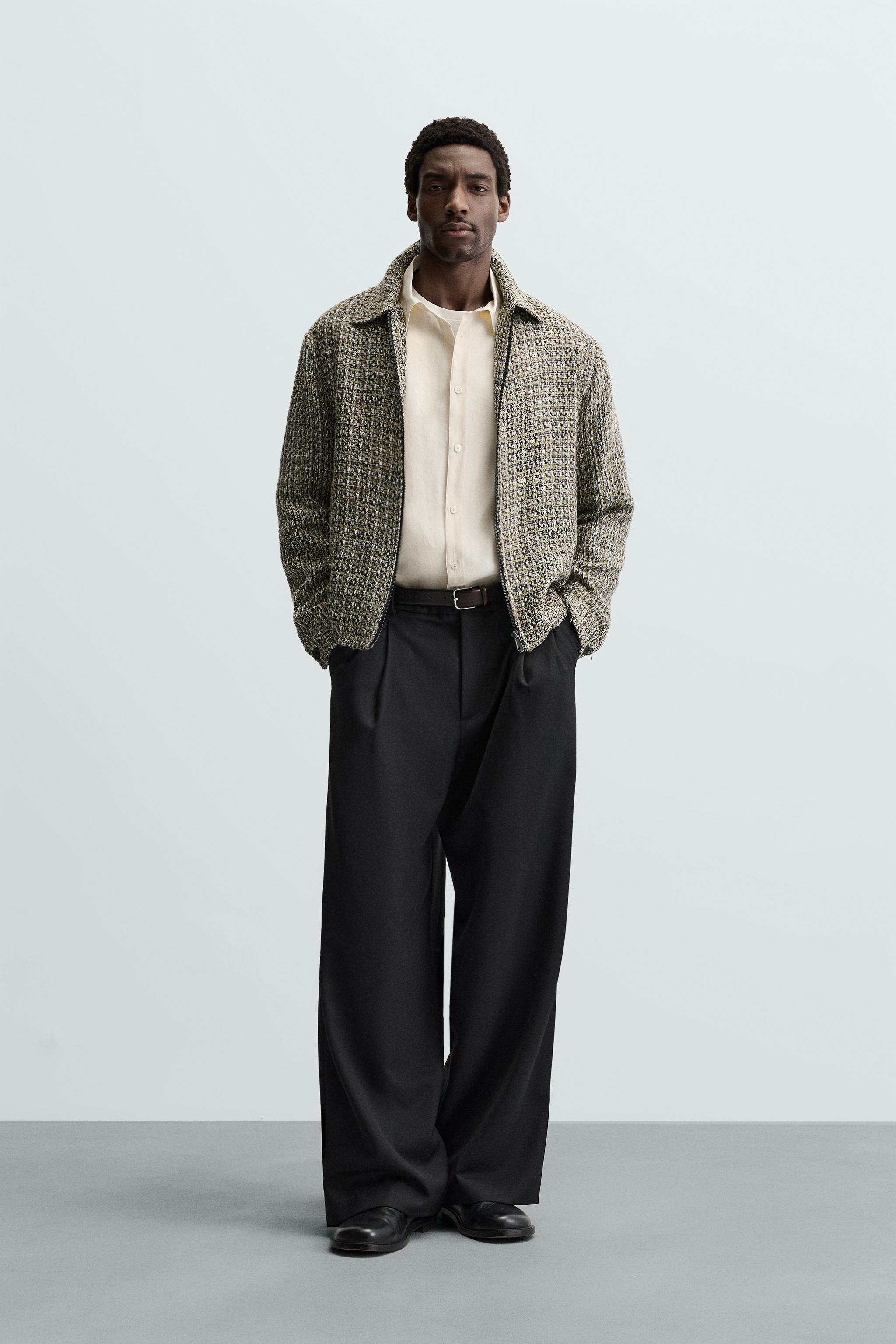 STRUCTURED ZIP OVERSHIRT - Verde | ZARA Brasil