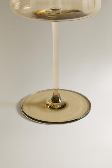 VERRE CRISTALLIN CONIQUE - Marron de Zara - Image 3