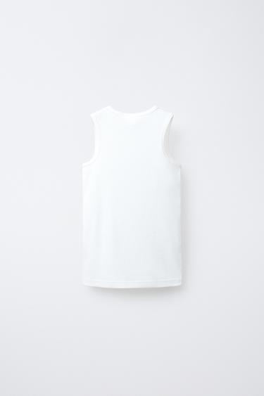 6-14 YEARS/ 2-PACK OF BASIC T-SHIRTS - Oyster-white by Zara - Image 2