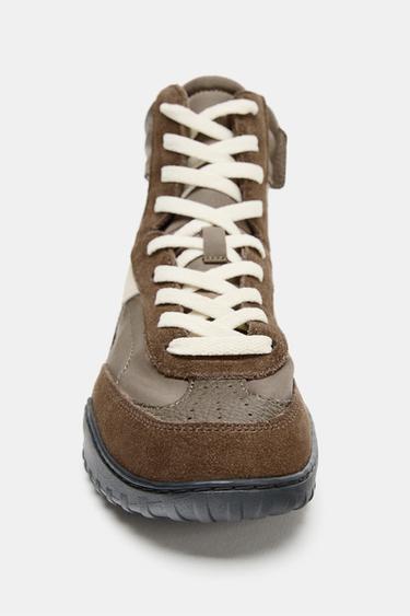 BASKETS MONTANTES - Marron de Zara - Image 4