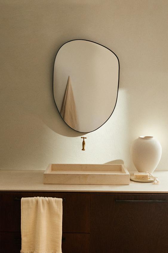 MIROIR MURAL ASYMÉTRIQUE PETIT - Transparent de Zara - Image 5