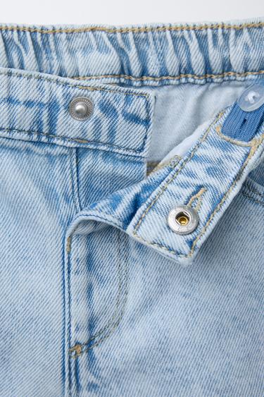 SHORT EN JEAN AVEC CROCHET FRUITS - Bleu clair de Zara - Image 2