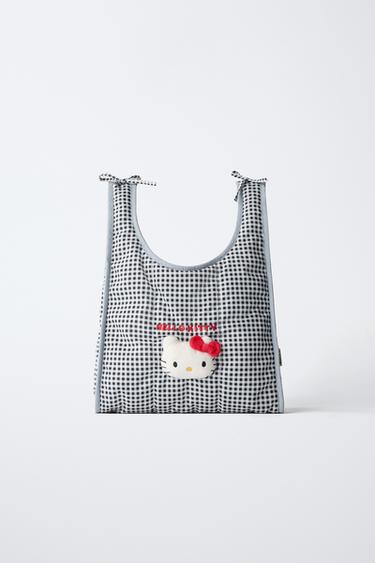 Zara HELLO KITTY© SANRIO 聯名托特包 - 黑色 - 圖片 0
