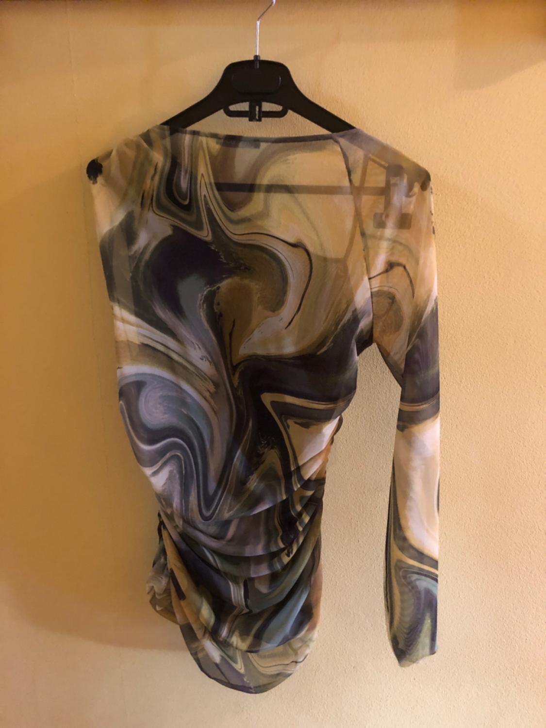 PRINTED TULLE TOP - Image 2