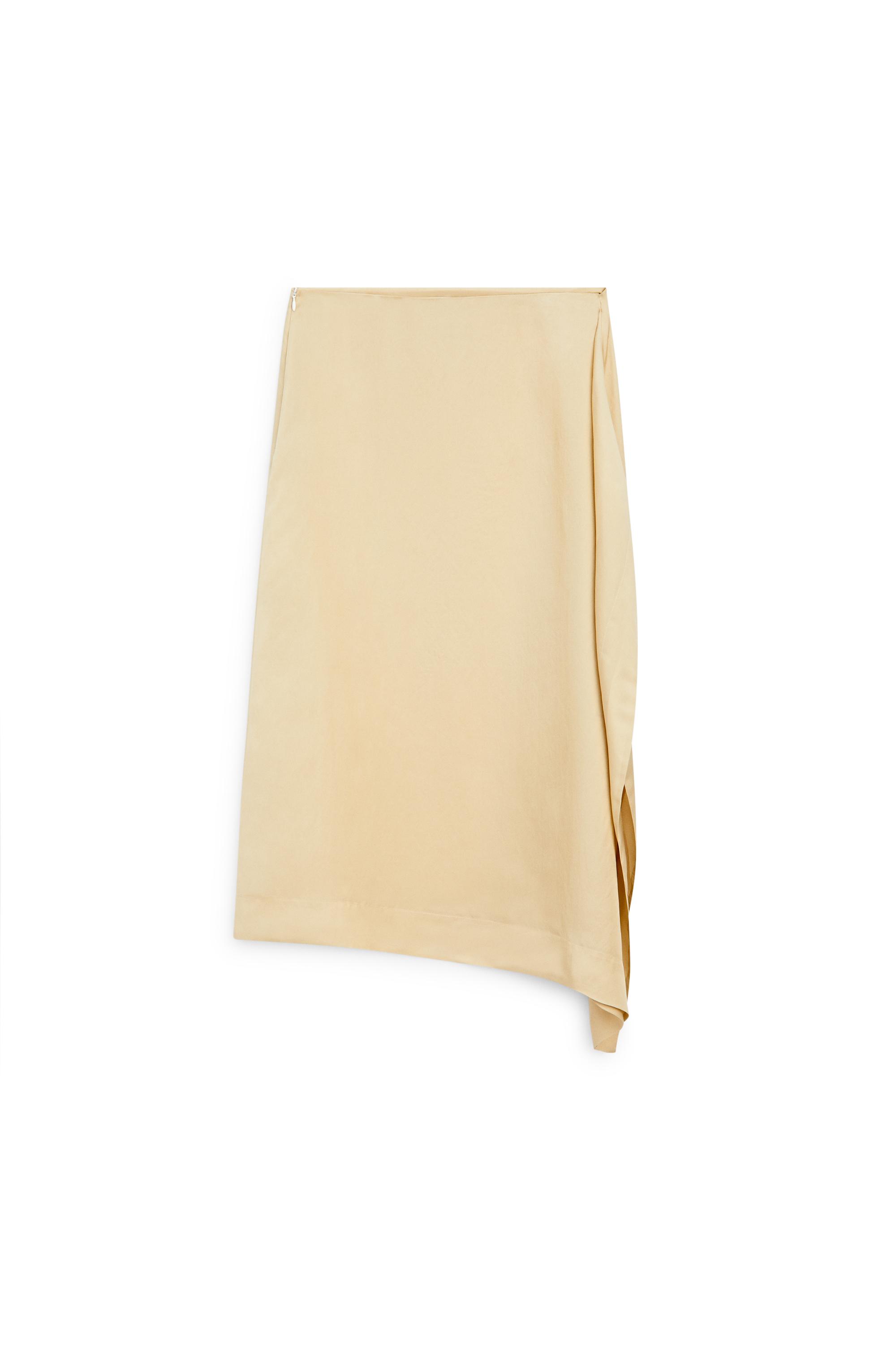 Flowing midi pareo skirt