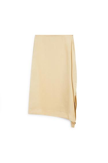 Zara Flowing midi pareo skirt - LIMITED EDITION - Mustard