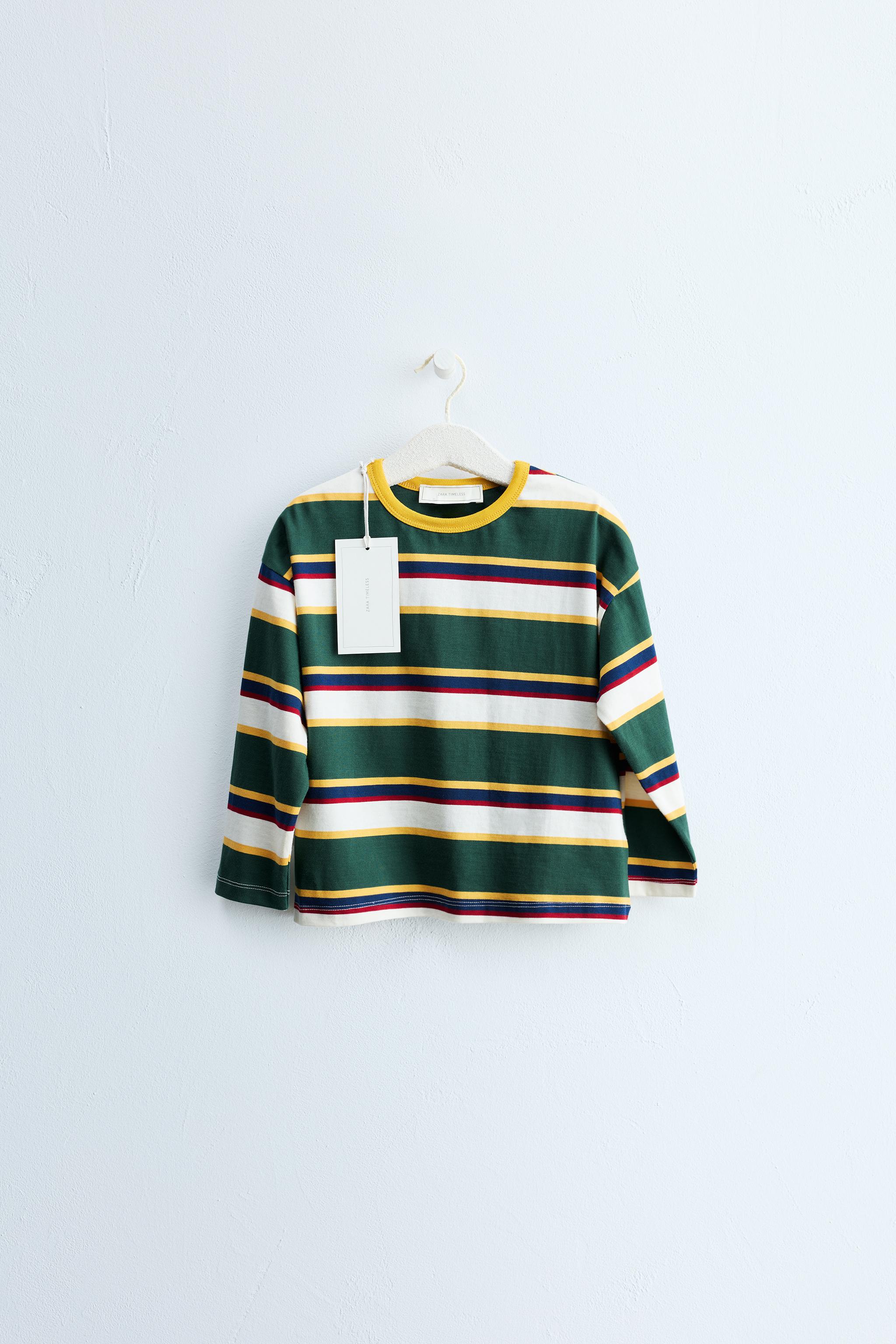 ZARA TIMELESS - STRIPED PRINT T-SHIRT