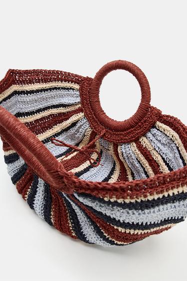 SAC À MAIN EFFET TRESSÉ - Multicolore de Zara - Image 4