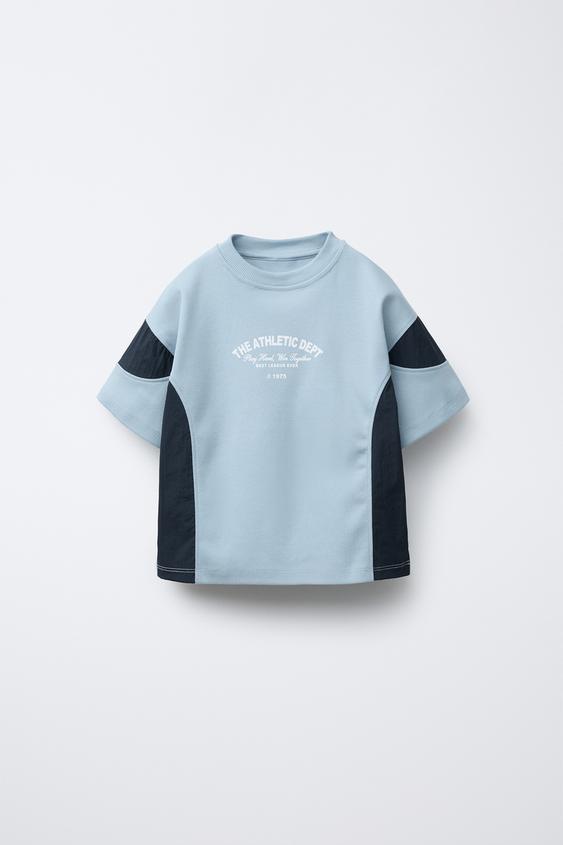 NYLON TEXT T-SHIRT