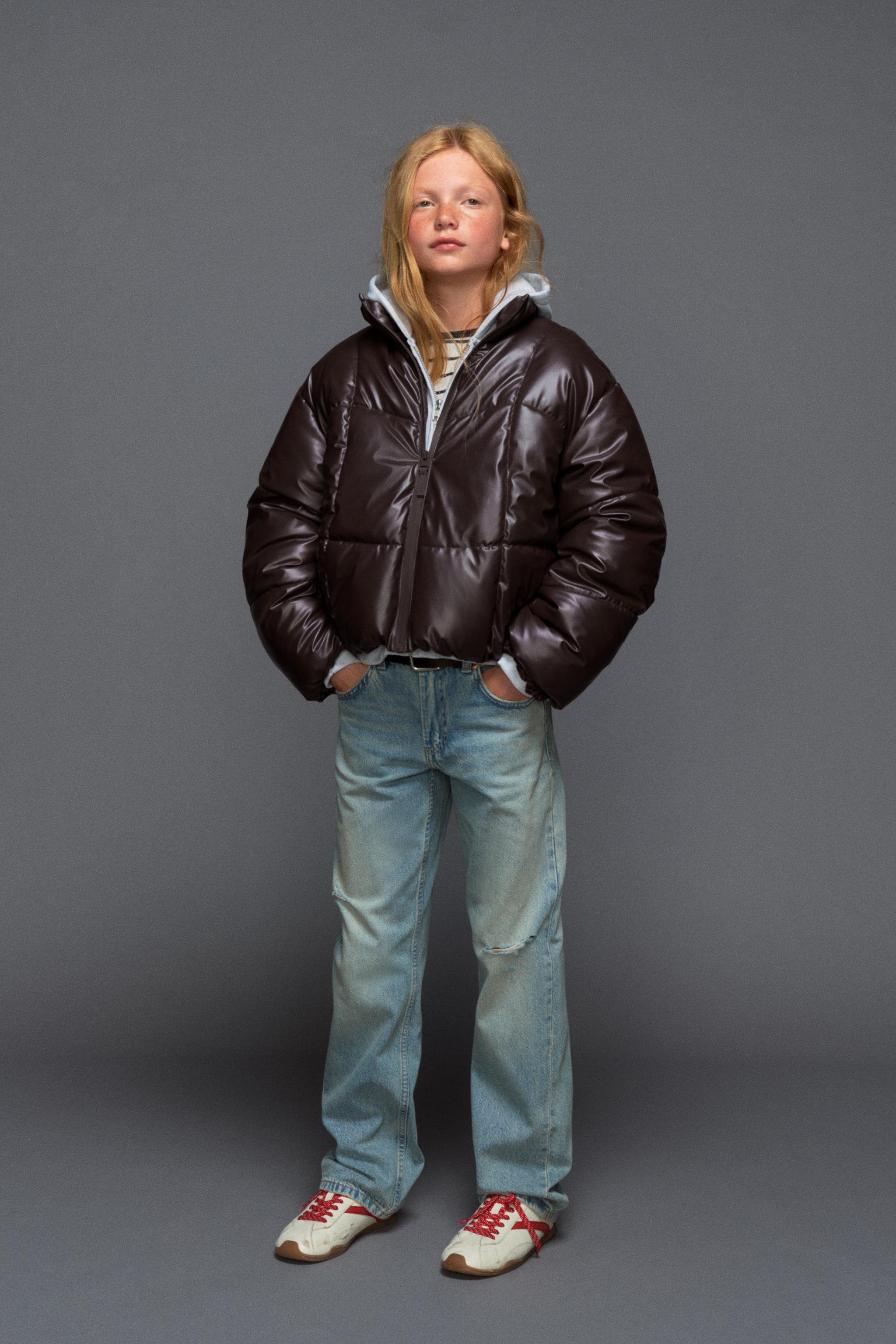Детские куртки Zara WATER-REPELLENT RUBBERIZED QUILTED JACKET