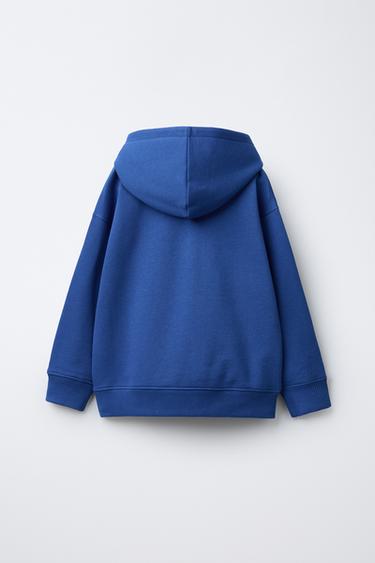 SWEAT À CAPUCHE GRAFFITI - Bleu de Zara - Image 1