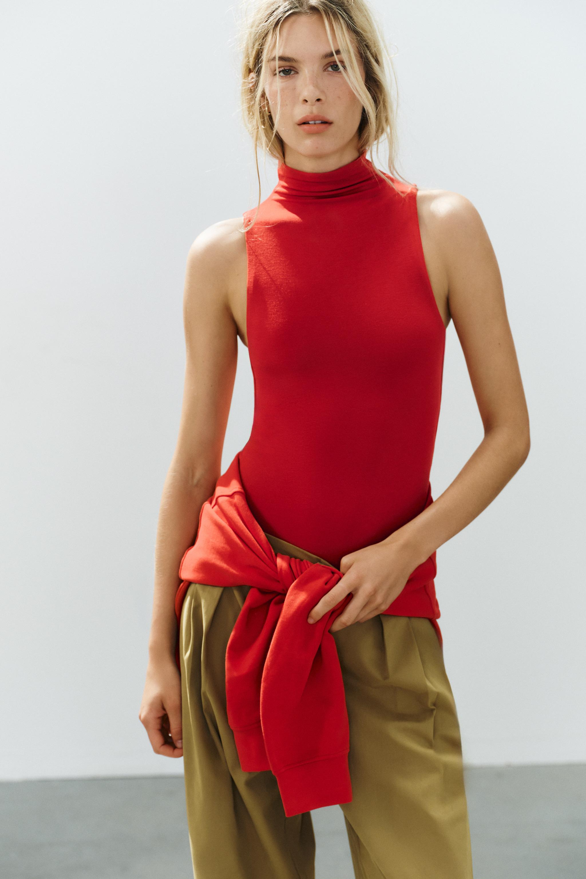 SOFT BODYSUIT — Red