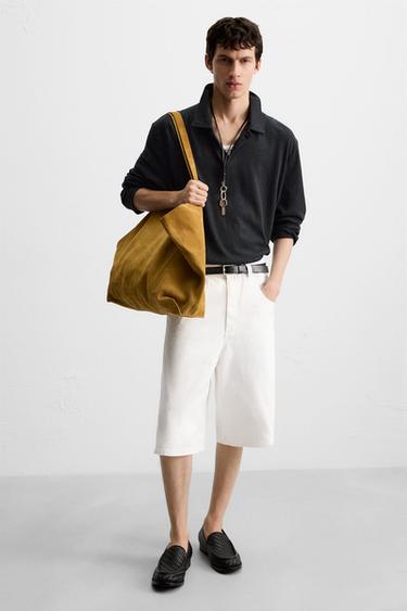 MOCASSINS TRESSÉS - Noir de Zara - Image 1