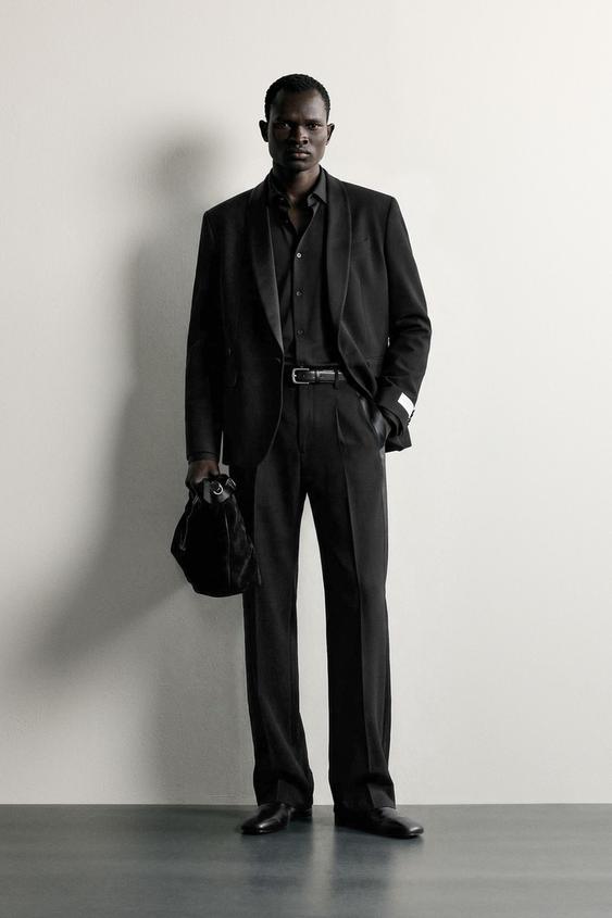 Zara 100% WOOL TUXEDO SUIT - 236 - Image 0