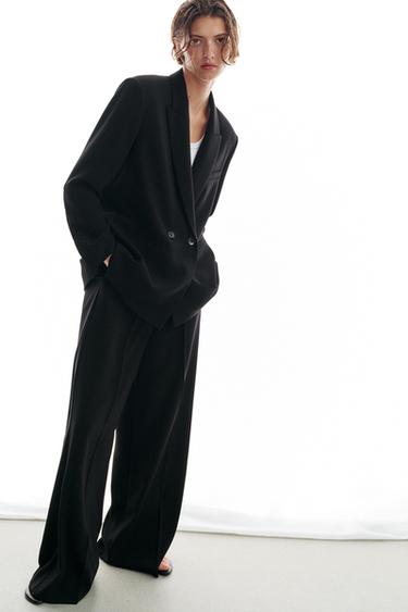 OVERSIZE DOUBLE-BREASTED BLAZER - Black by Zara - Image 5
