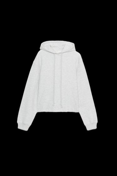 HOODIE - Grey marl by Zara - Image 0