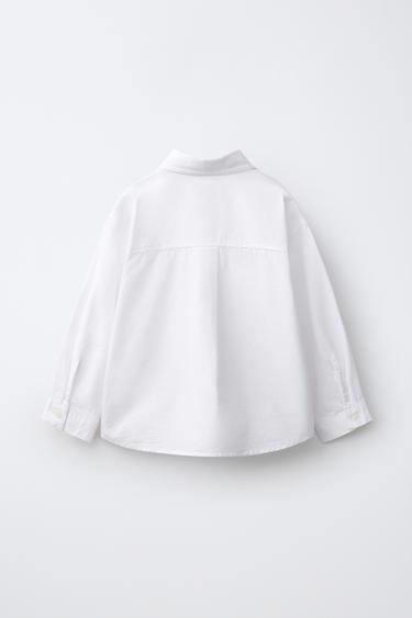 OXFORD POCKET SHIRT — White 2