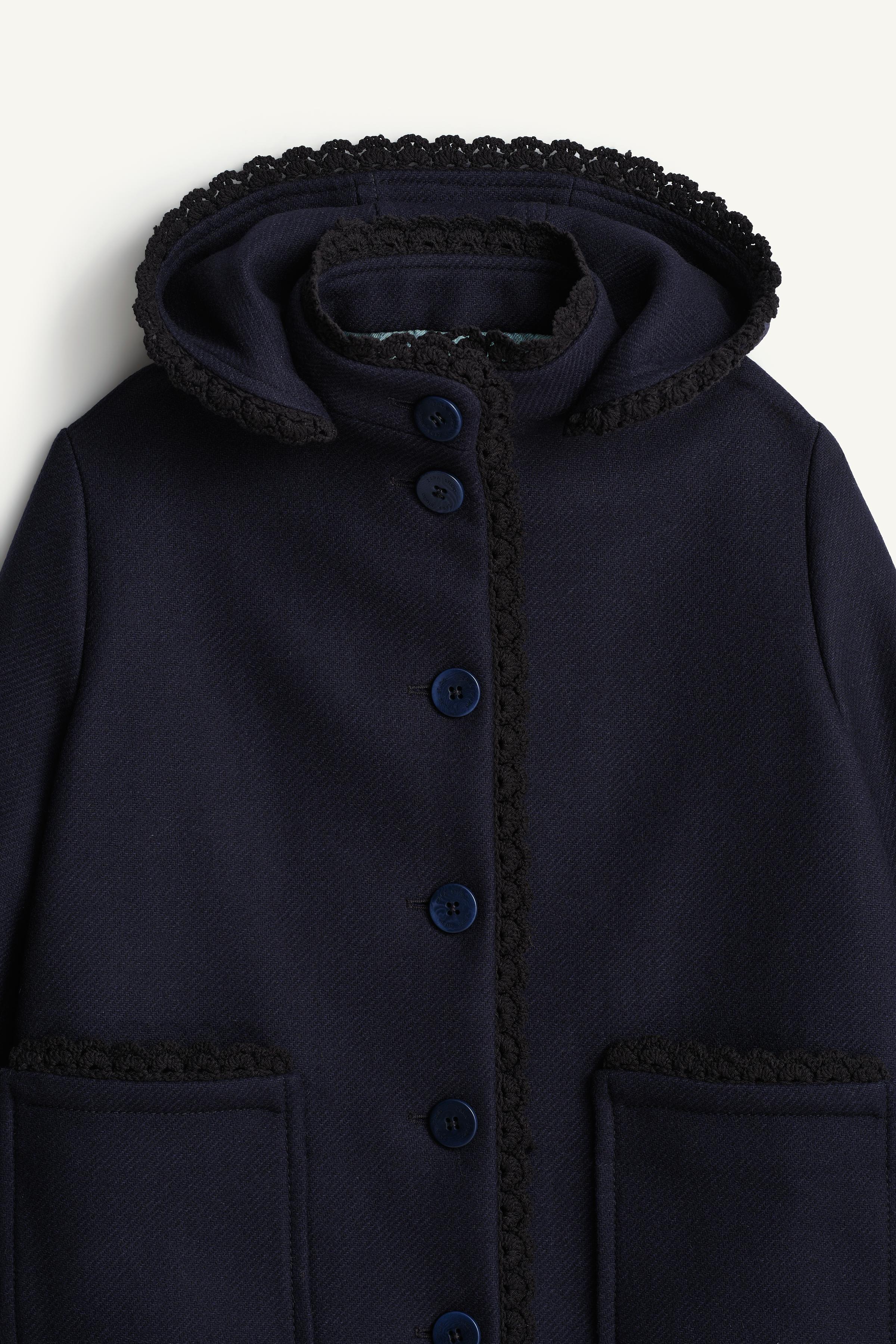 LIMITED EDITION WOOL COAT WITH DETACHABLE HOODIE