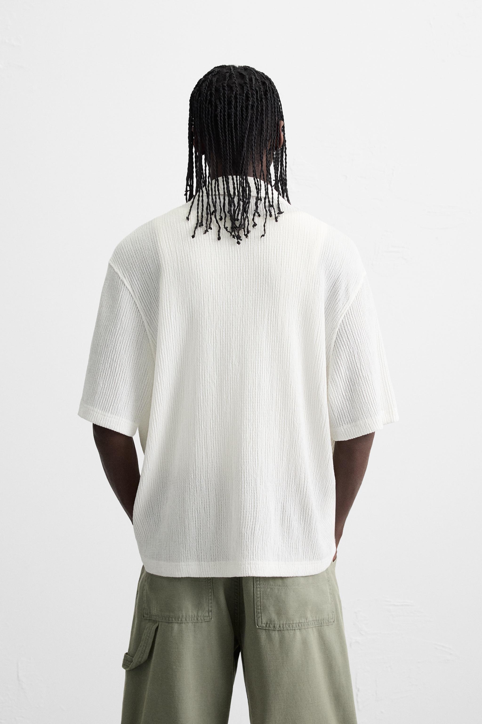 CHEMISE STRUCTURÉE EFFET FROISSÉ