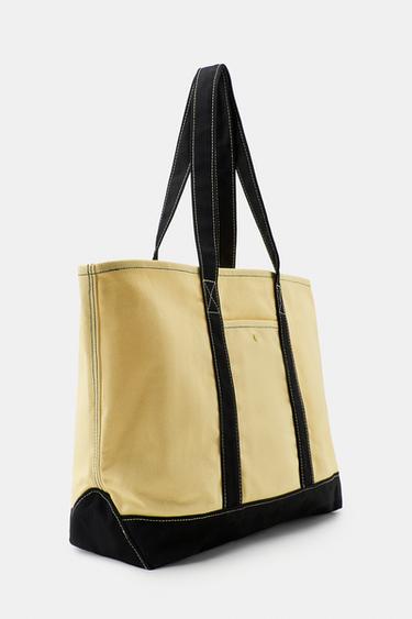 SAC SHOPPER EN MATIÈRES VARIÉES - Bis de Zara - Image 2