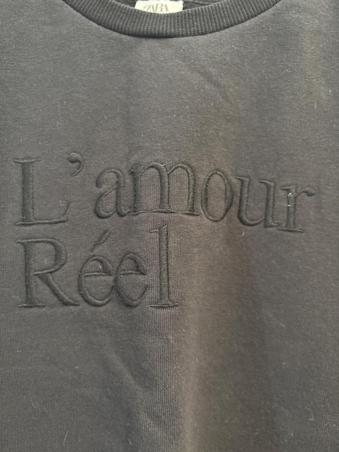 PUFF SLEEVE EMBROIDERED SWEATSHIRT - Image 4