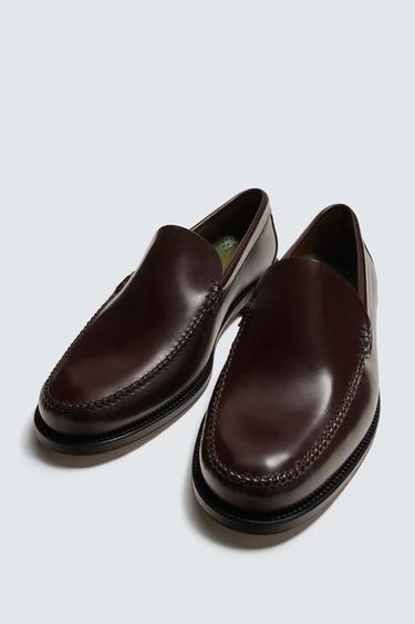 MOCASSINS CASTELLANO 1920 ® X ZARA MAN - Chocolat de Zara - Image 1