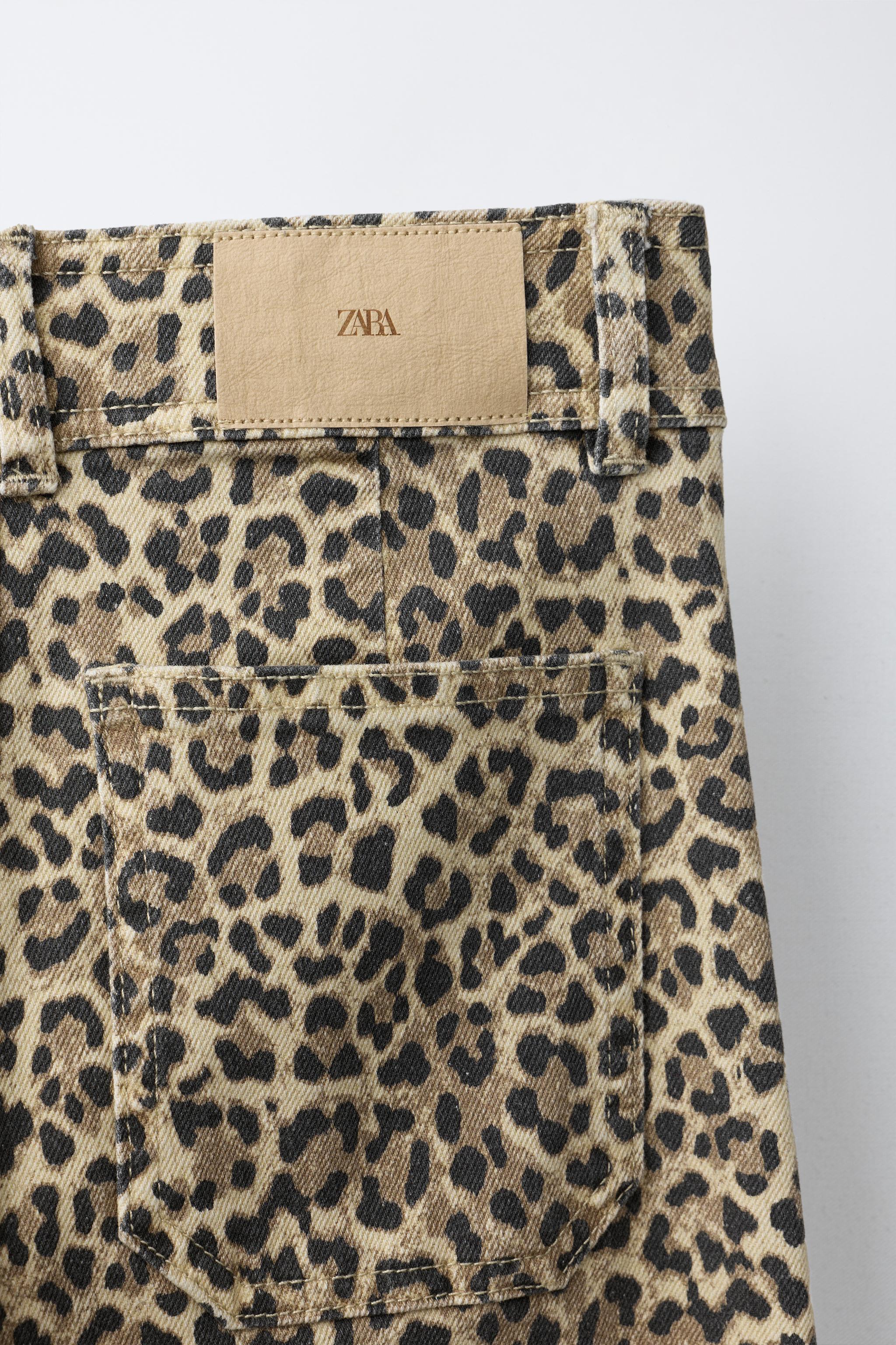 Детские джинсы Zara ANIMAL PRINT MARINE JEANS — фото 4