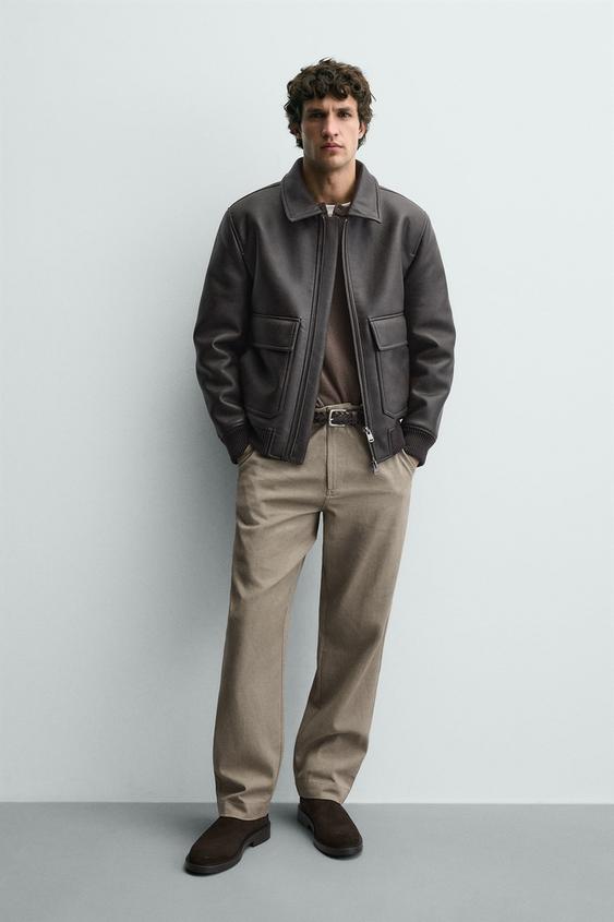 LEATHER CHELSEA BOOTS - Brown by Zara - Image 0