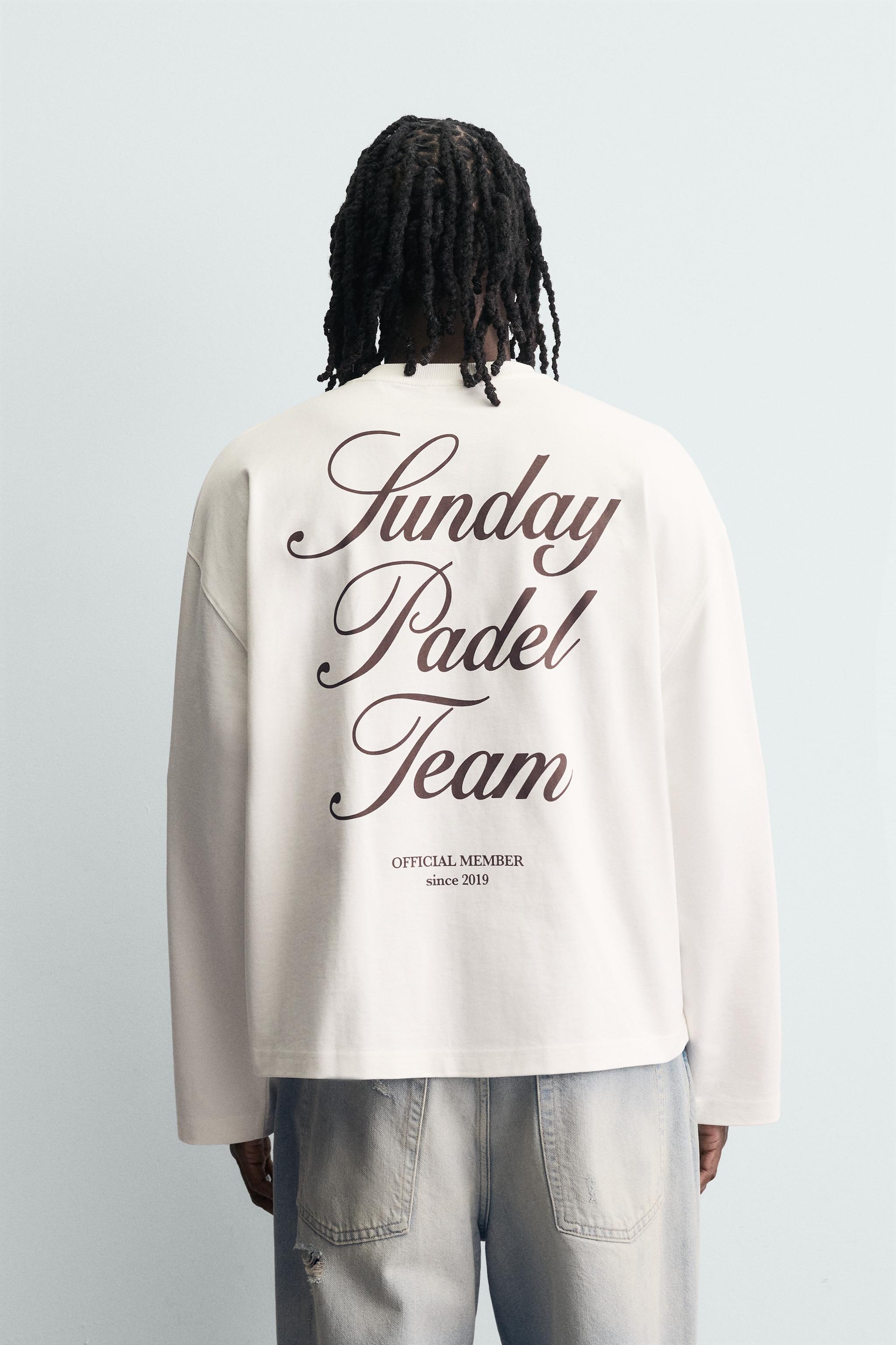 T-SHIRT À INSCRIPTIONS IMPRIMÉES