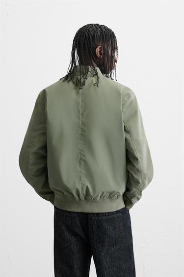 LIGHTWEIGHT BOMBER JACKET - Light khaki by Zara - Image 2