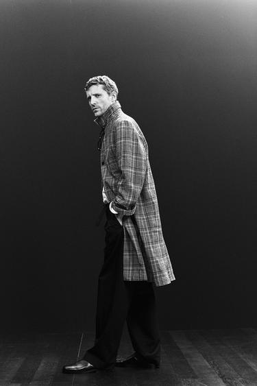Zara WOOL - LINEN COAT LIMITED EDITION - Brown