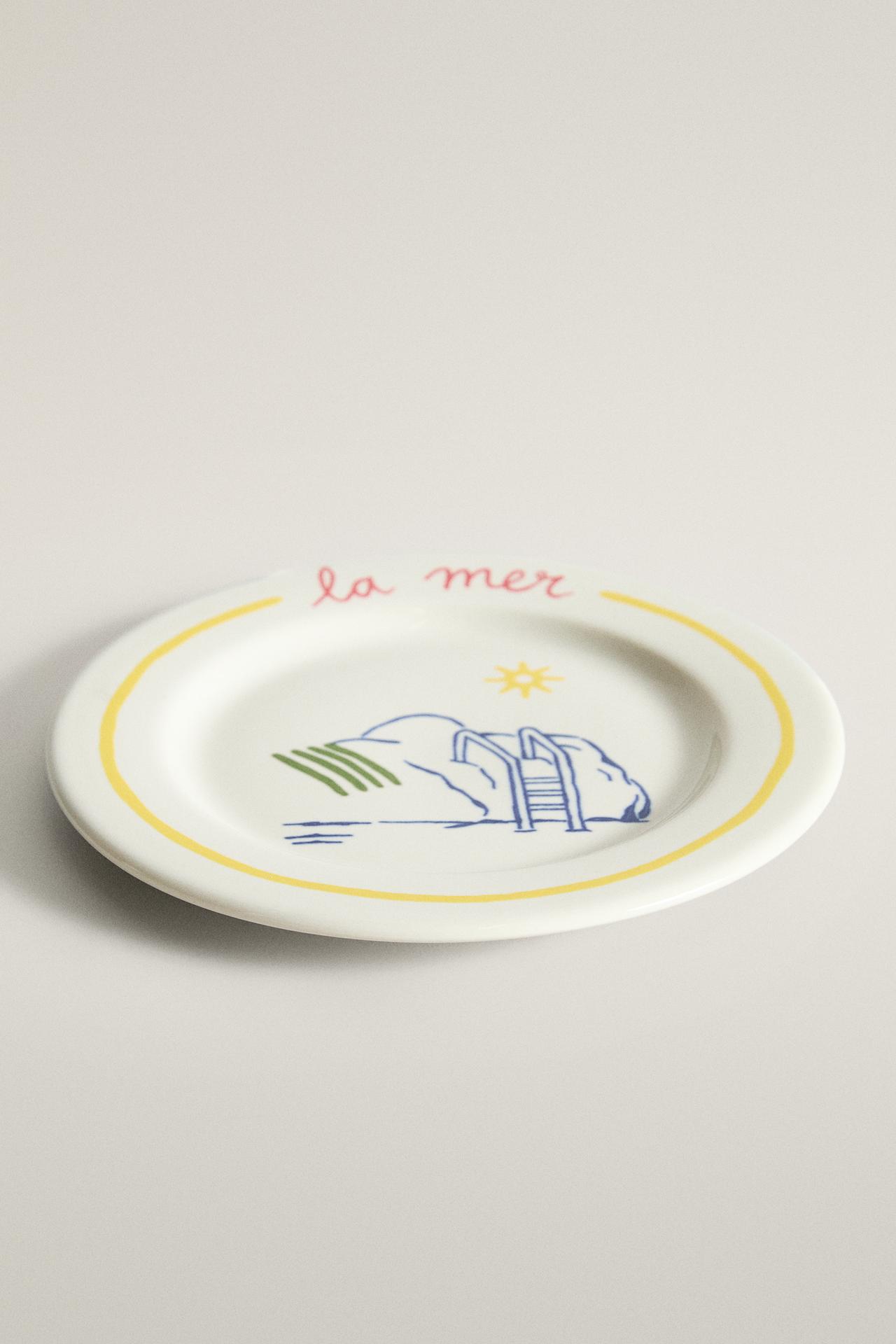 SUMMER SIDE PLATE | DIEGO NINE — Yellow