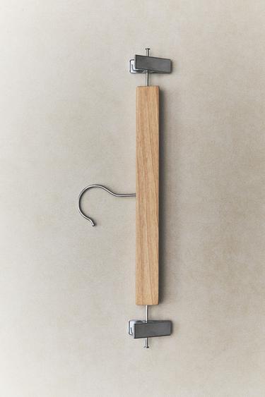CINTRE PINCES BOIS (LOT DE 3) - Beige clair de Zara - Image 5