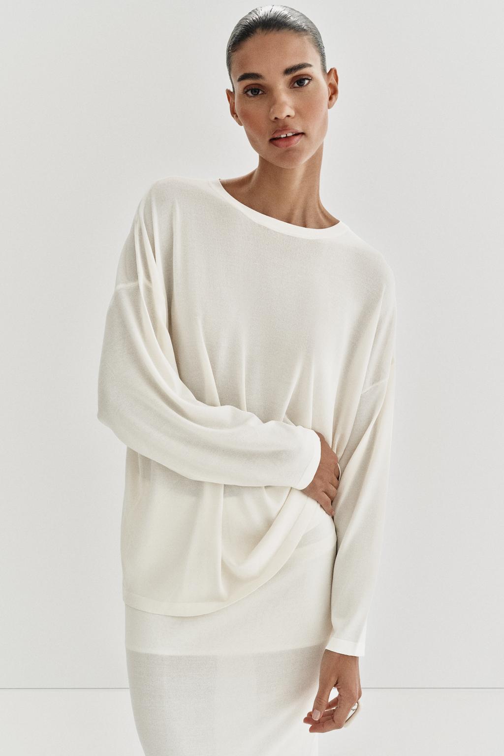 OVERSIZED FINE KNIT JUMPER