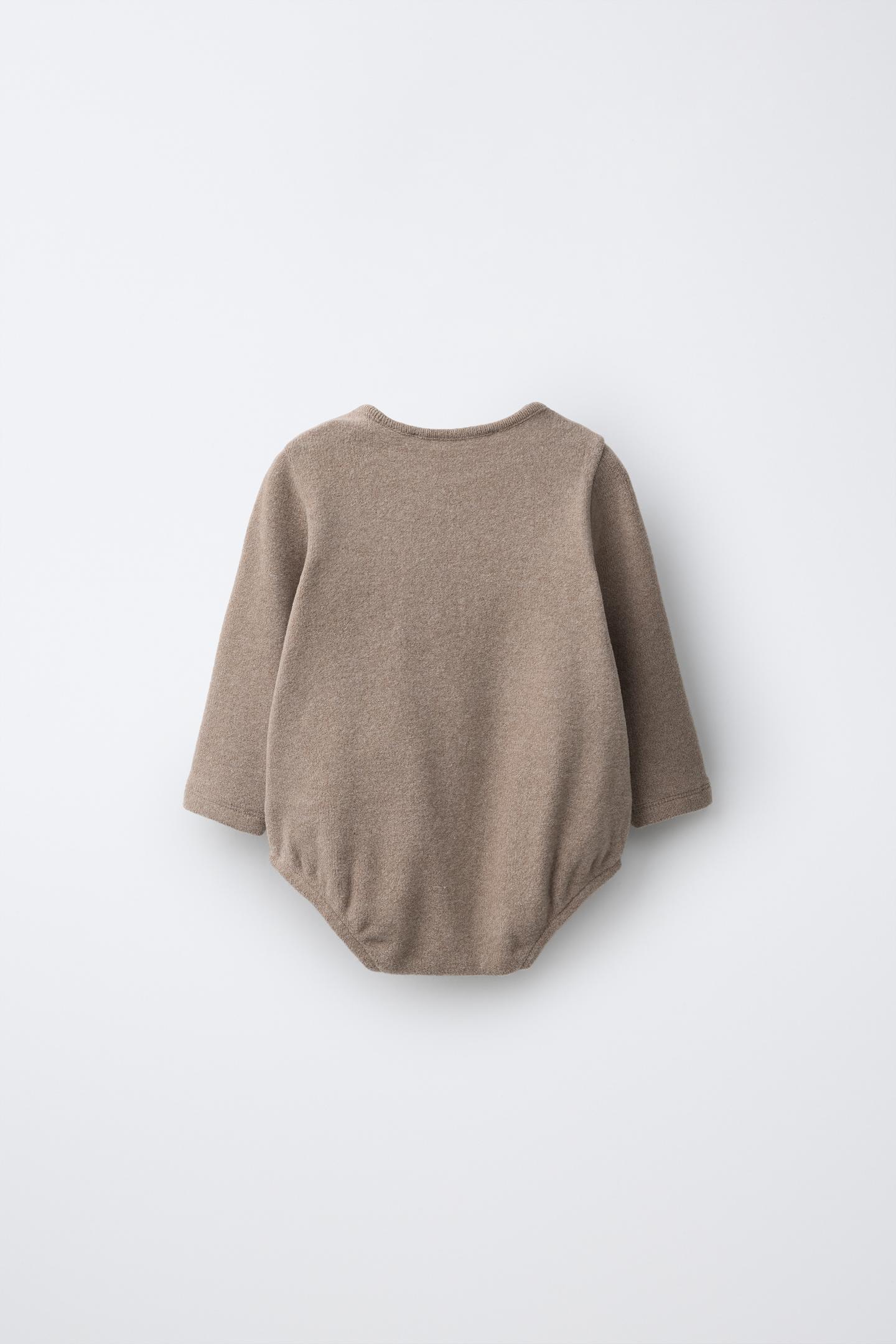 Боди для детей — Zara, цвет: Коричневый — фото 2