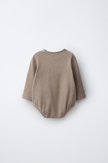 COZY BODYSUIT — Brown 2
