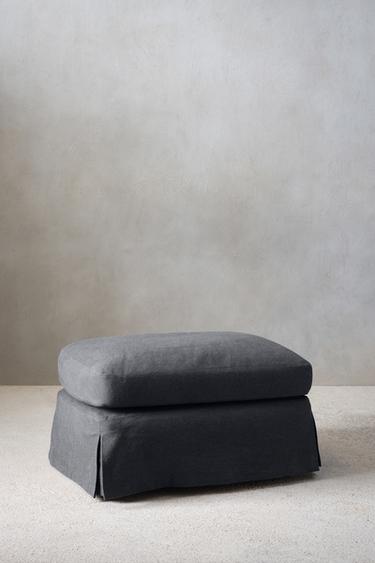 Zara FOOTSTOOL 01 – Zelena pruga