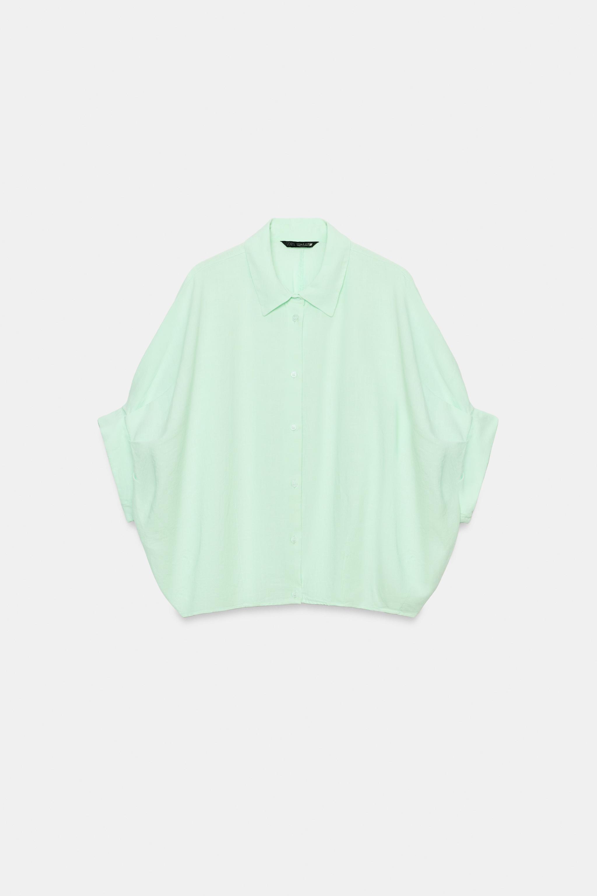 BALLOON SHIRT - Mint | ZARA United States