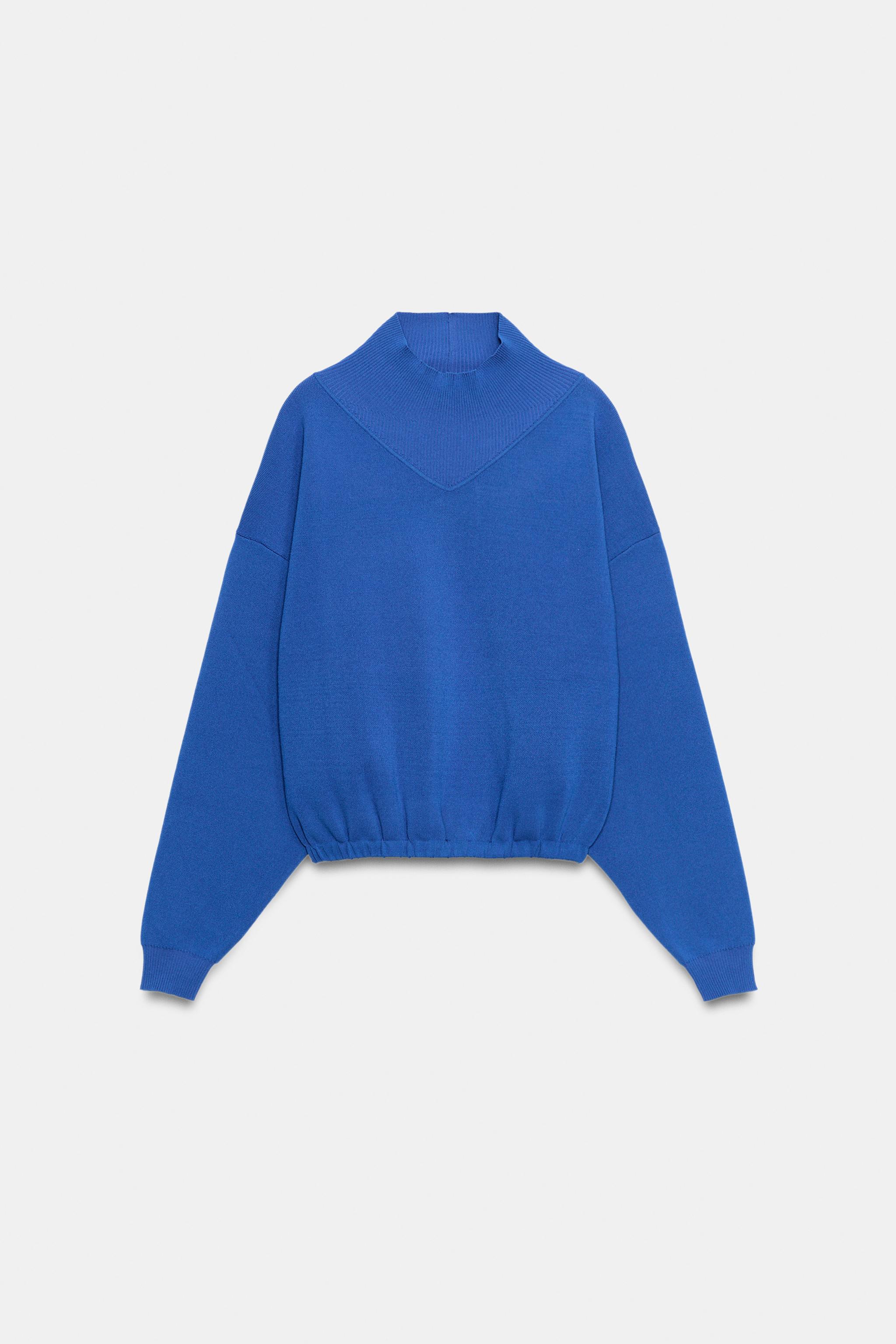 Женские свитеры Zara BUBBLE KNIT JUMPER — фото 7