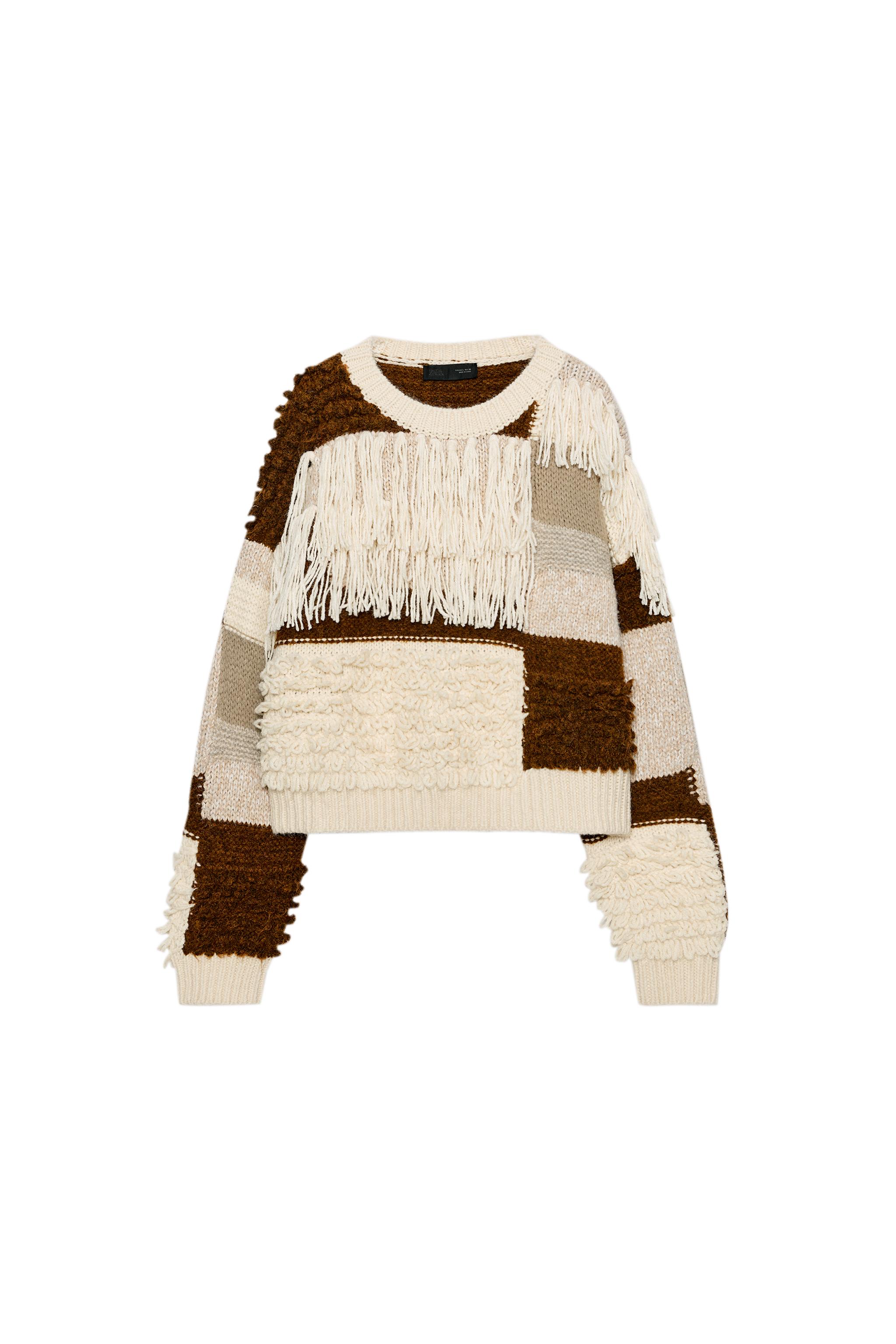 FRINGED KNIT JUMPER - Multicoloured | ZARA South Africa