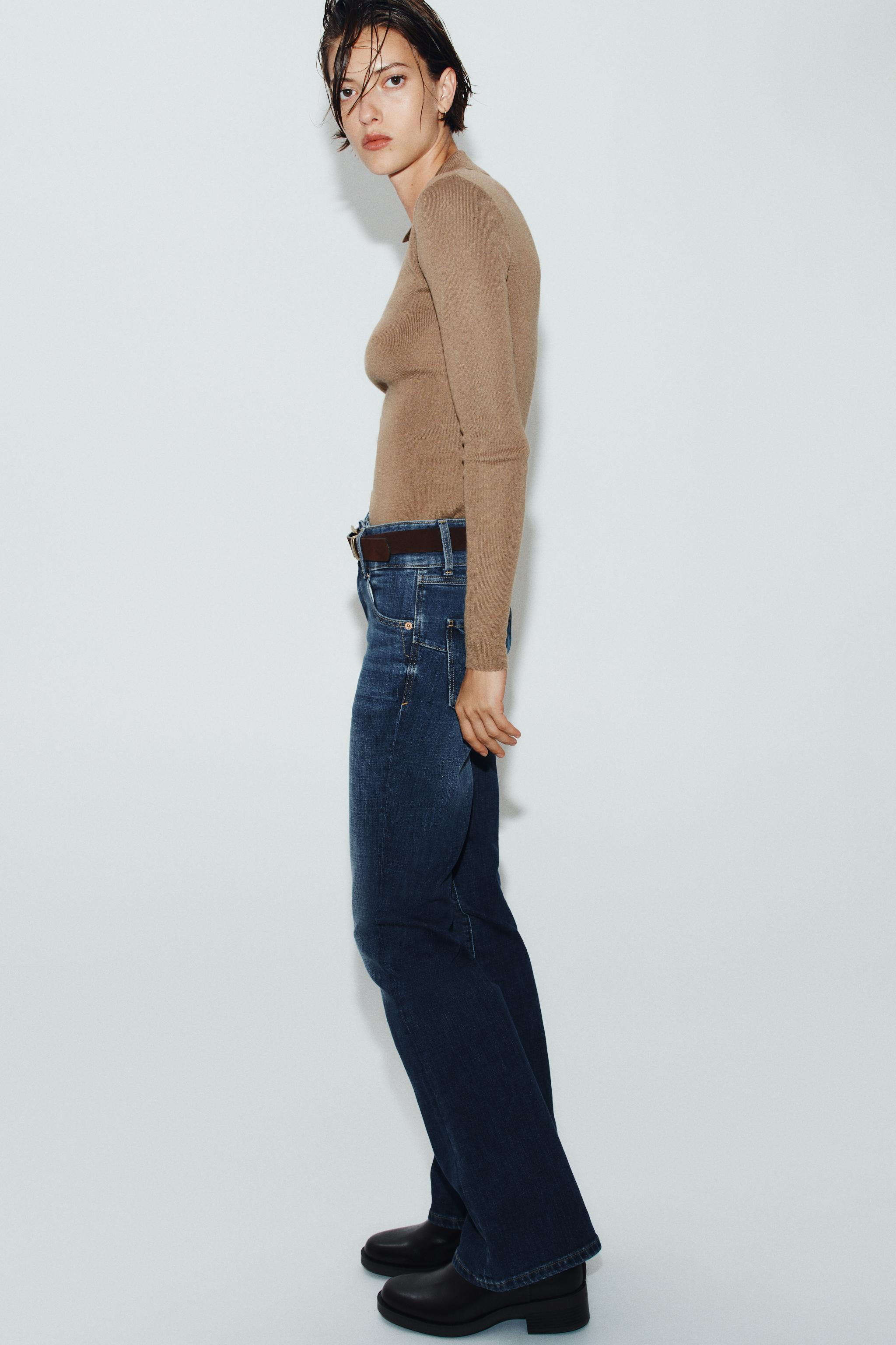Zara FERMUARLI TRİKO POLO görsel 3