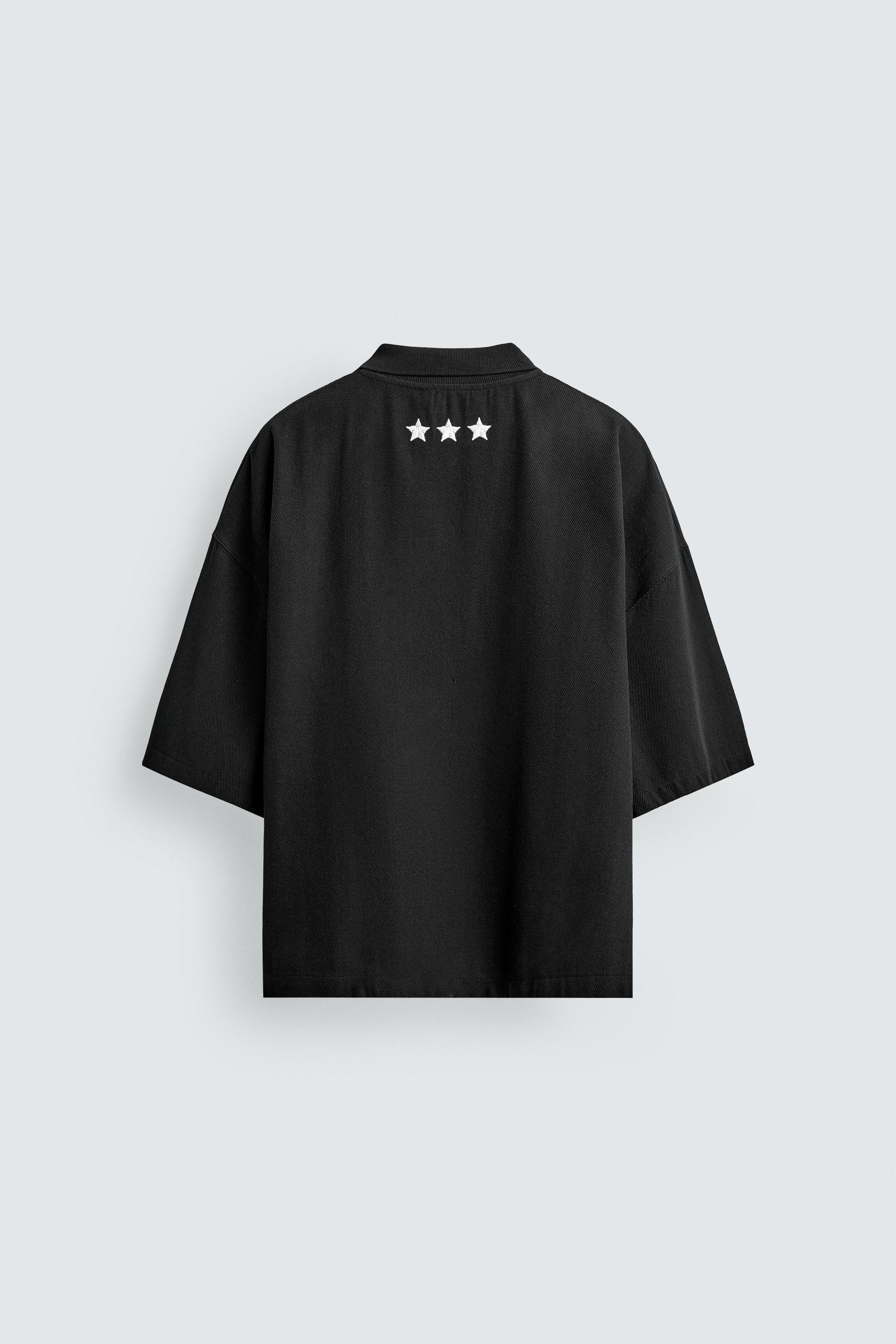 EMBROIDERED TEXTURED POLO