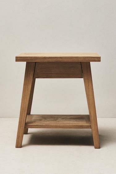 LITTLE WOODEN TABLE - Light beige by Zara