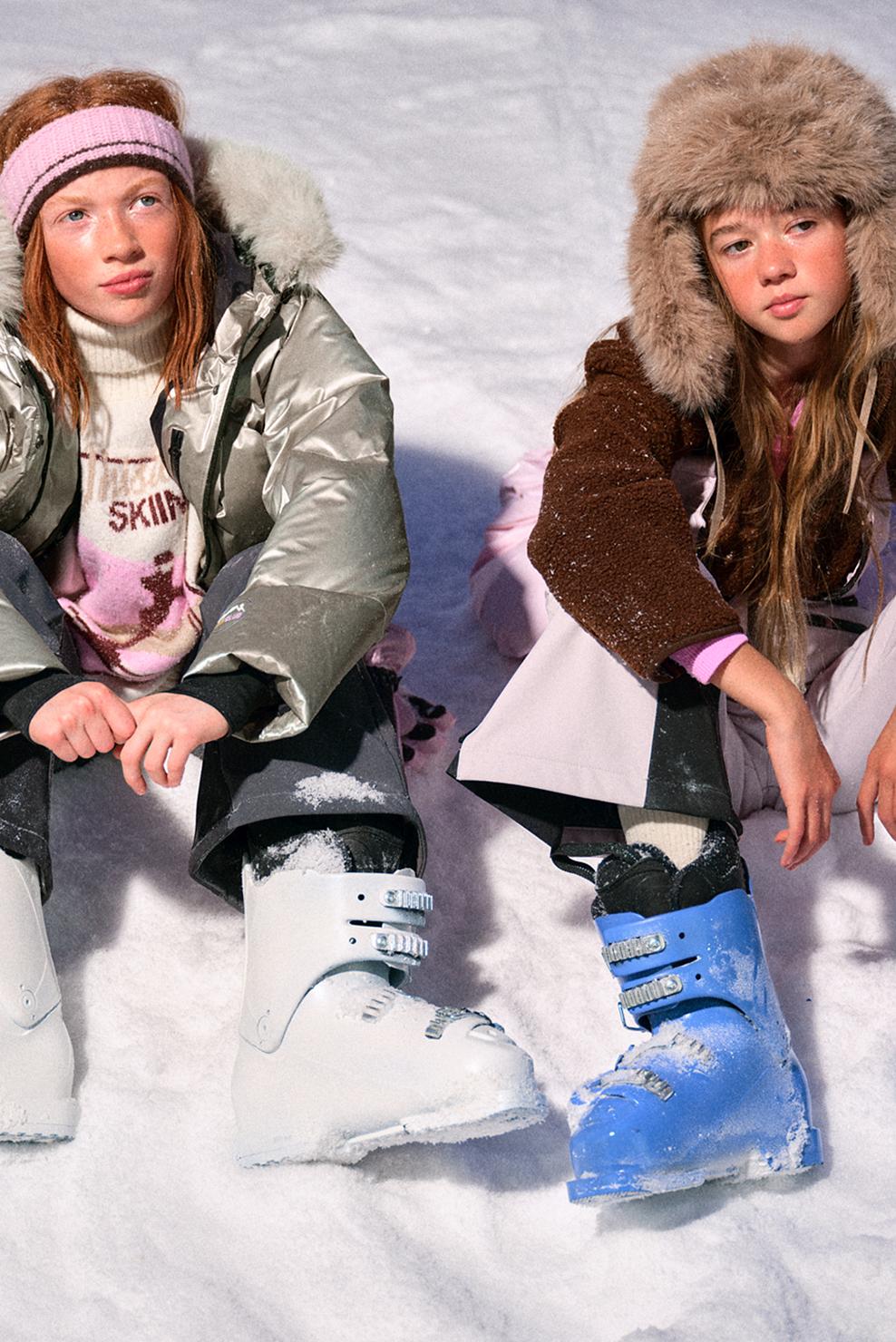 DOUDOUNE MÉTALLISÉE 80% DUVET ET 20% PLUME WATER RESISTANT COUPE-VENT SYSTÈME RECCO® COLLECTION SKI