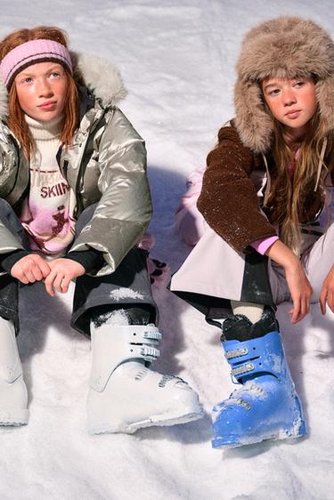 METALLISIERTE WASSERABWEISENDE UND WINDDICHTE DAUNENJACKE MIT RECCO®-SYSTEM – SKI-KOLLEKTION - Cava von Zara