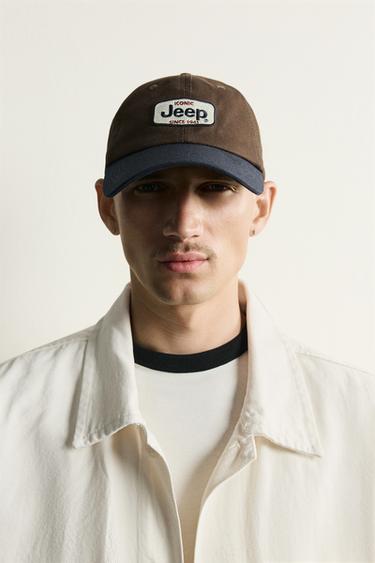 BASEBALLCAP MIT KONTRAST-AUFNÄHER JEEP® - Braun von Zara - Bild 0